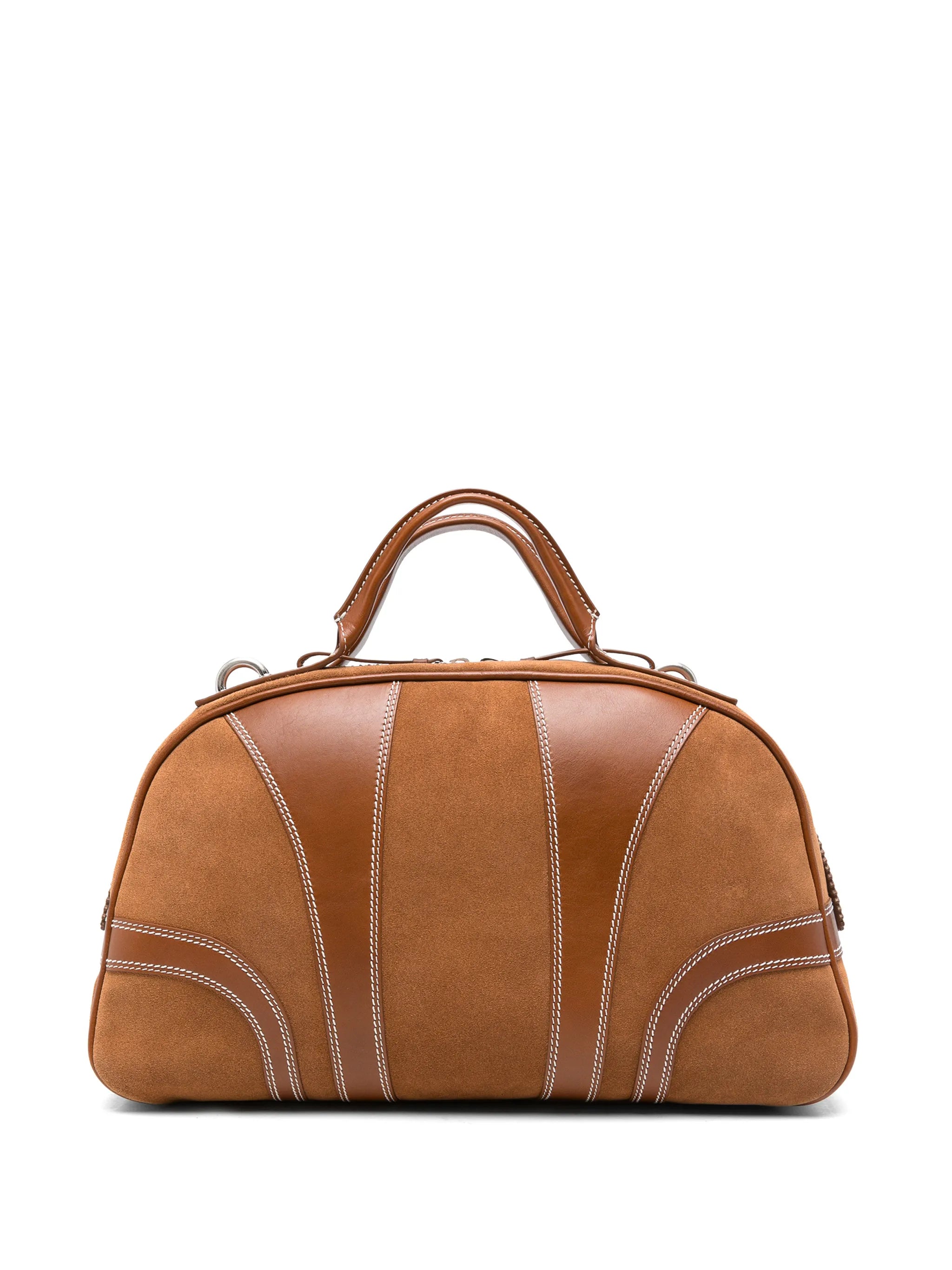 Dries Van Noten Dries Van Noten Suede Leather-panelled Tote Bag