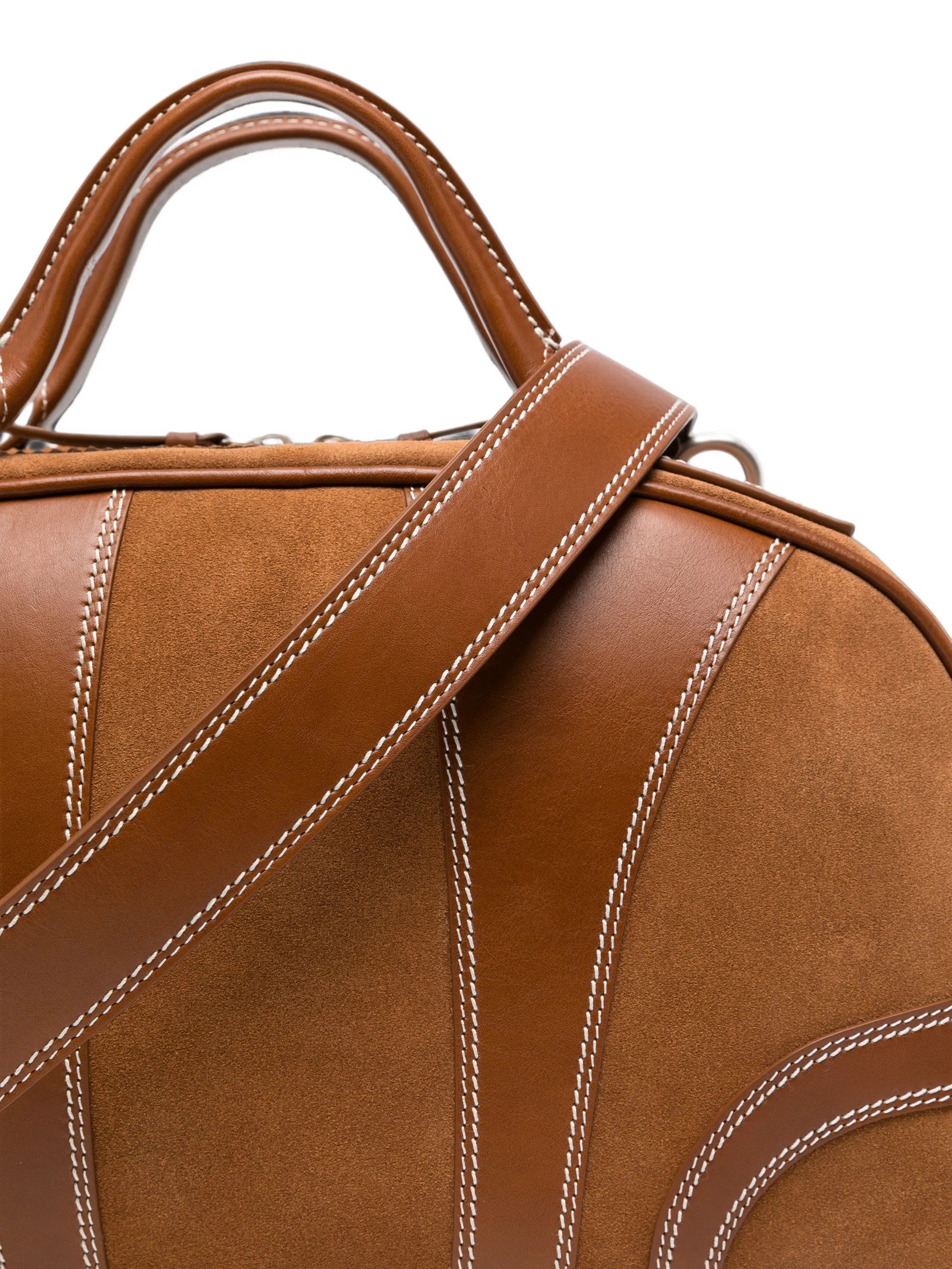 Dries Van Noten Dries Van Noten Suede Leather-panelled Tote Bag, view 2