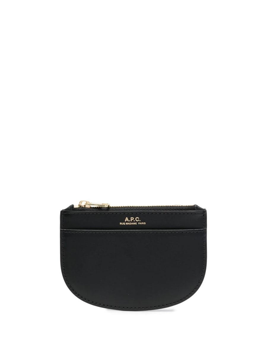 A.P.C. A.p.c. Rounded Leather Purse