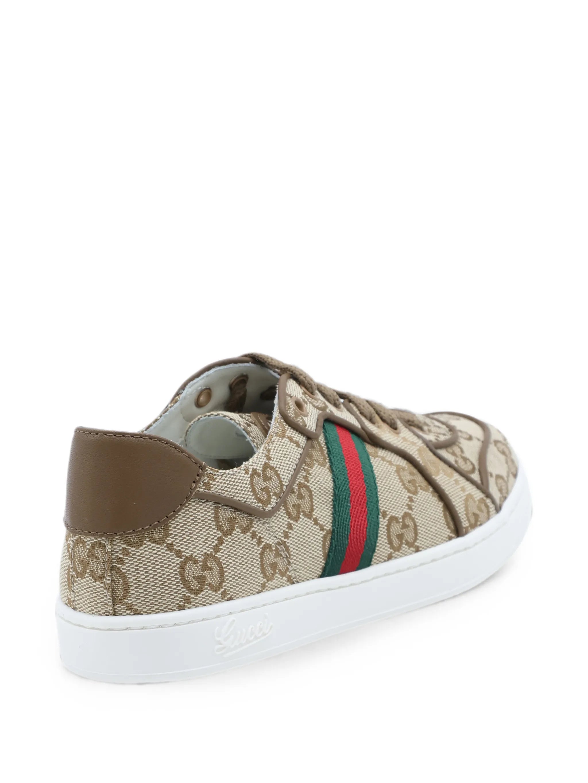 Gucci Gucci GG Supreme Web-stripe Sneakers, view 2