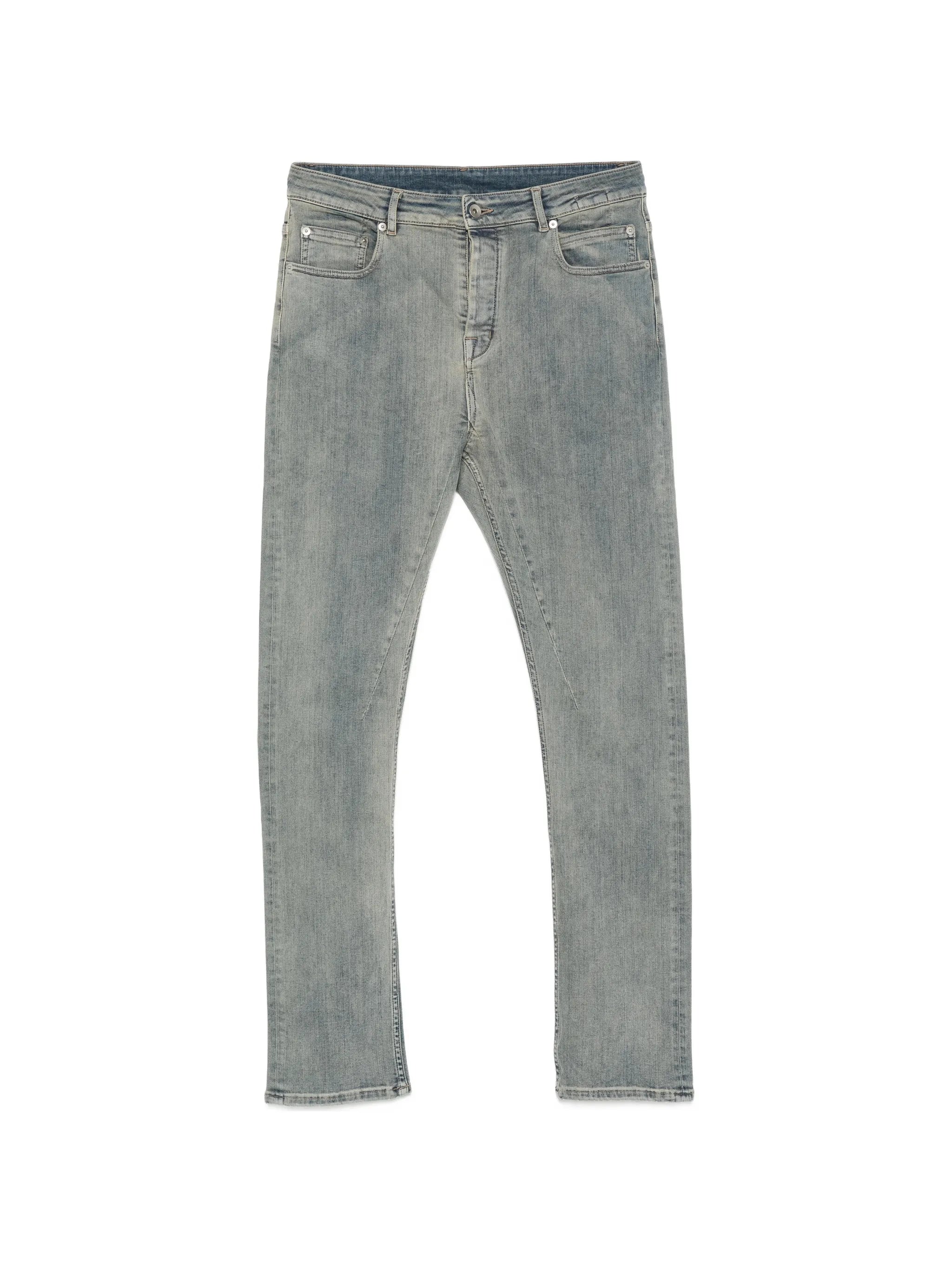 Rick Owens DRKSHDW Rick Owens Drkshdw Detroit Faded-effect Five-pocket Jeans