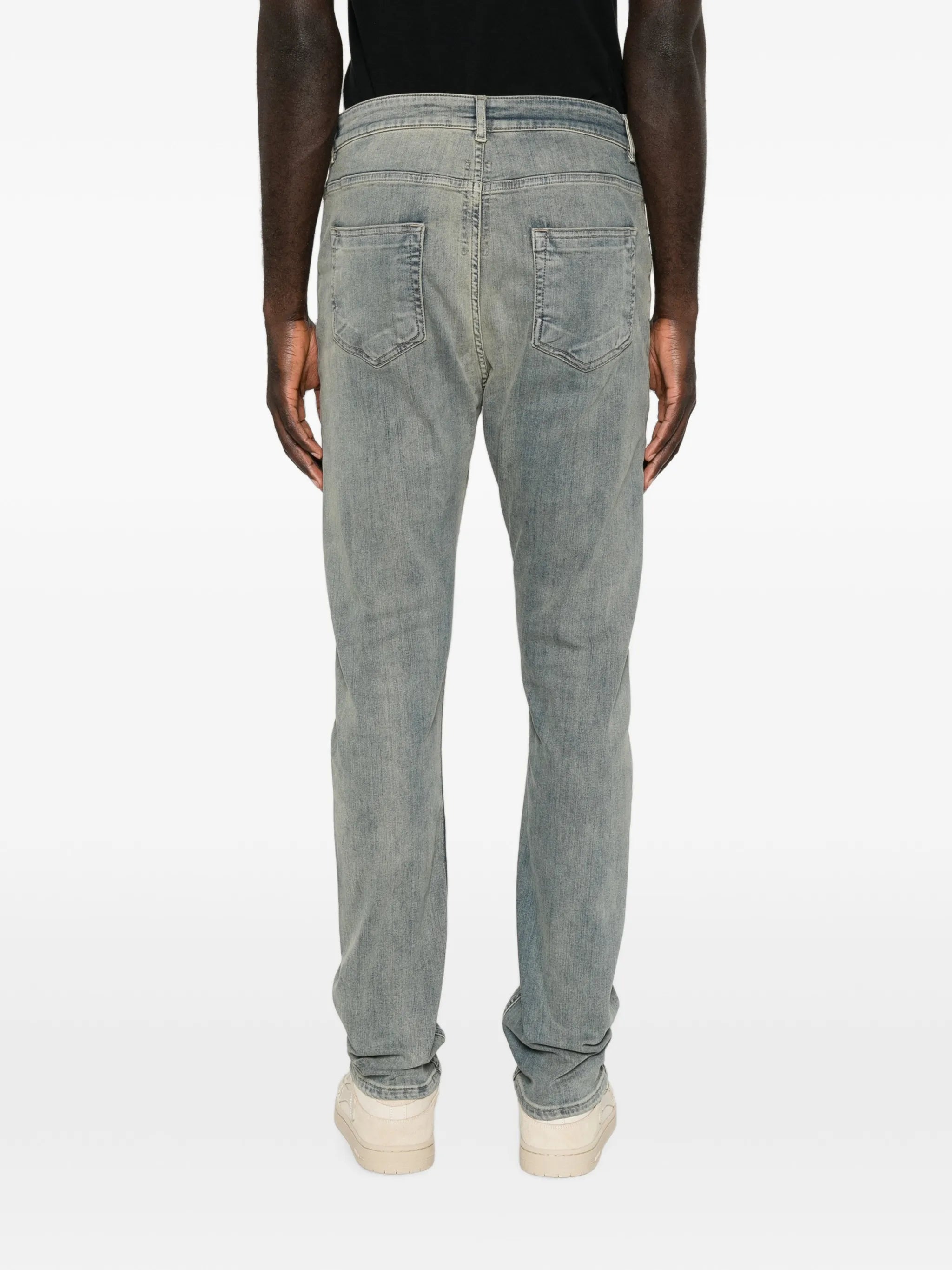 Rick Owens DRKSHDW Rick Owens Drkshdw Detroit Faded-effect Five-pocket Jeans, view 2