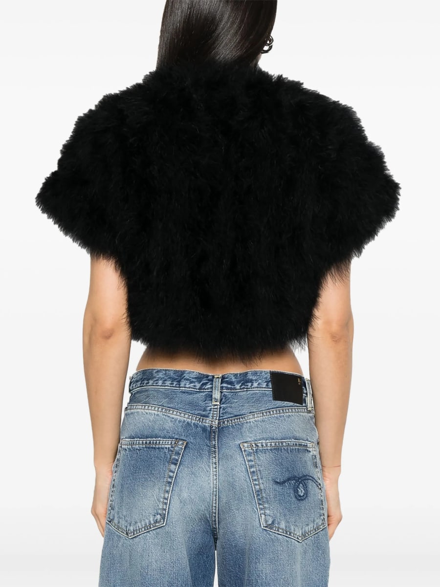 Yves Salomon Yves Salomon Feather Jacket, view 4