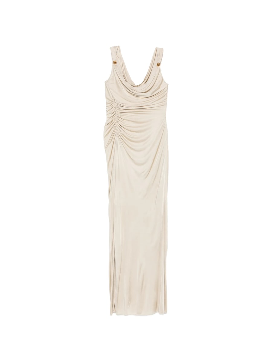 Versace Versace Ruched Maxi Dress