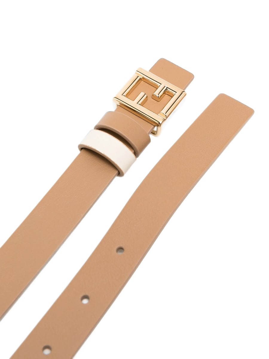 Fendi Fendi O'Lock Logo-plaque Belt, view 2