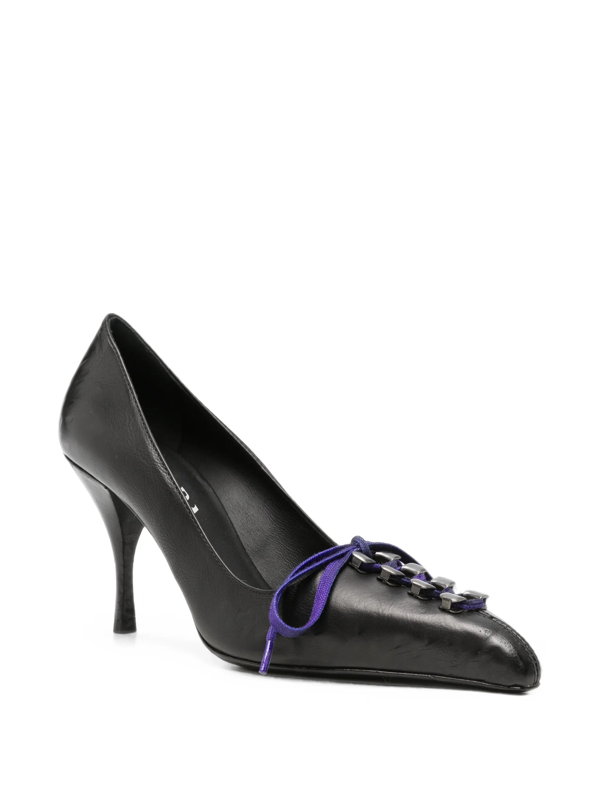 Prada Prada Leather Pumps, view 2