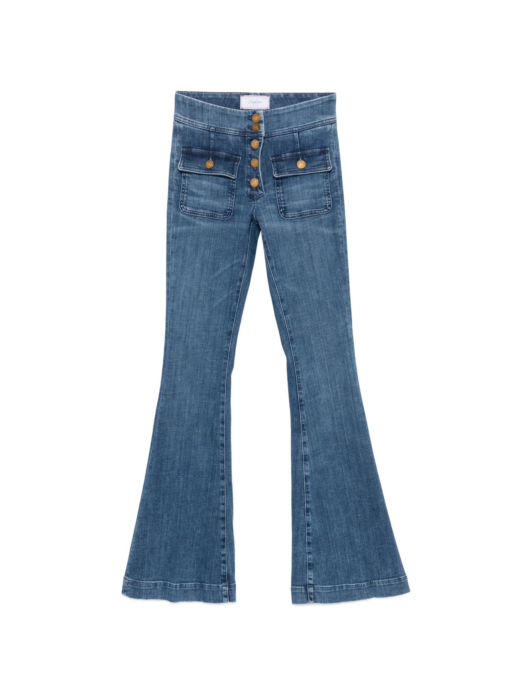 Seafarer Seafarer Button-fastening Flared-leg Jeans