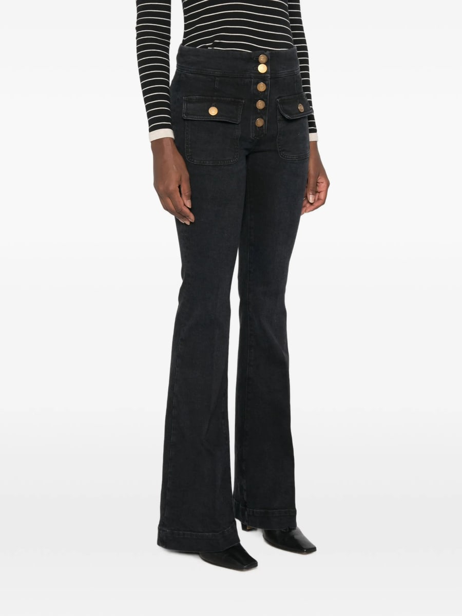 Seafarer Seafarer Button-up Flared Jeans, view 4