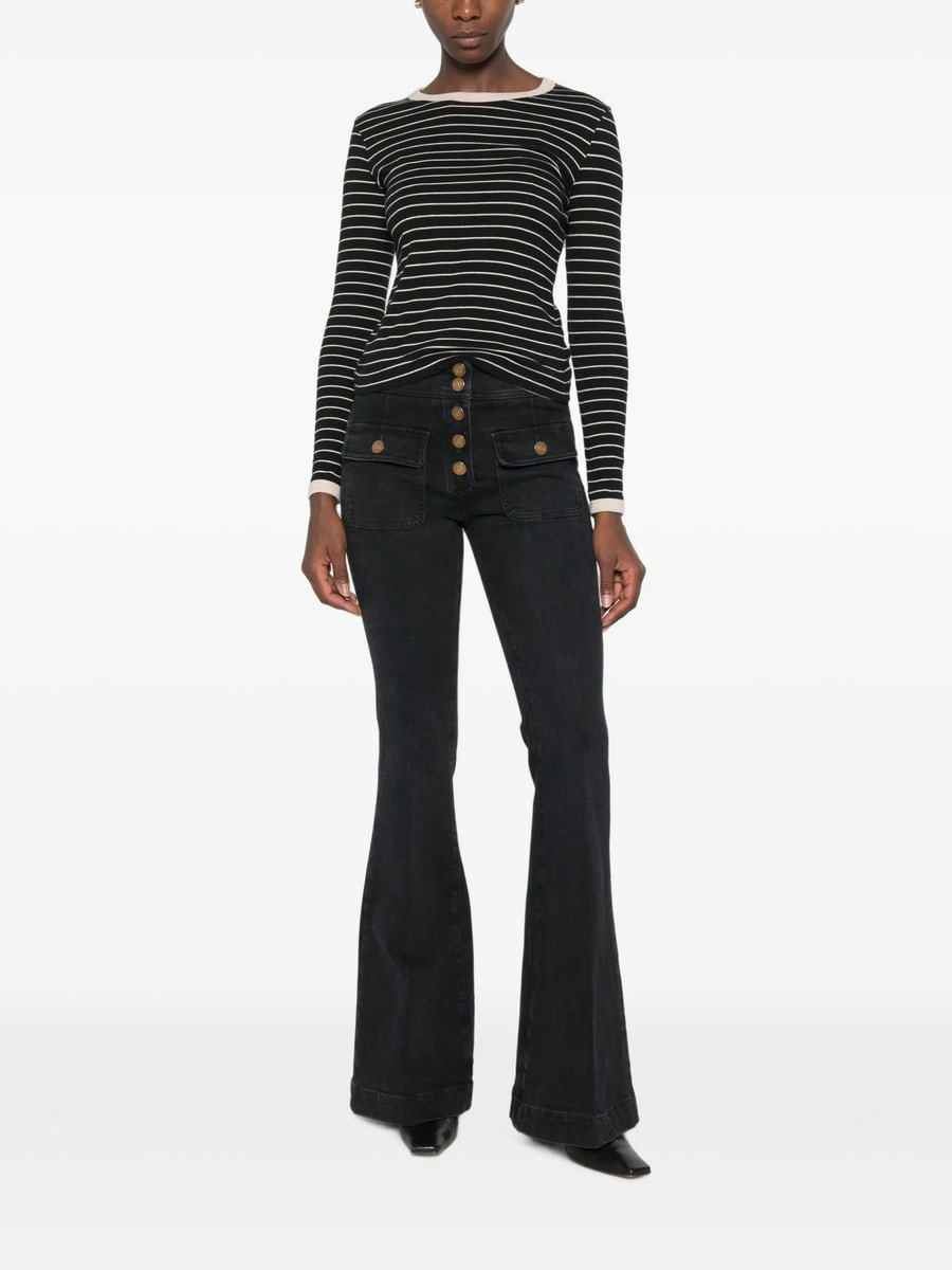 Seafarer Seafarer Button-up Flared Jeans, view 5