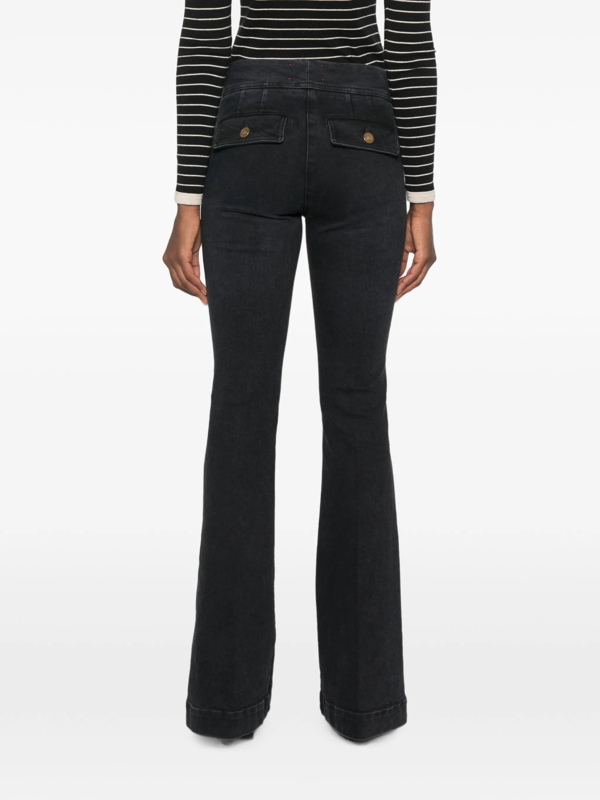 Seafarer Seafarer Button-up Flared Jeans, view 2