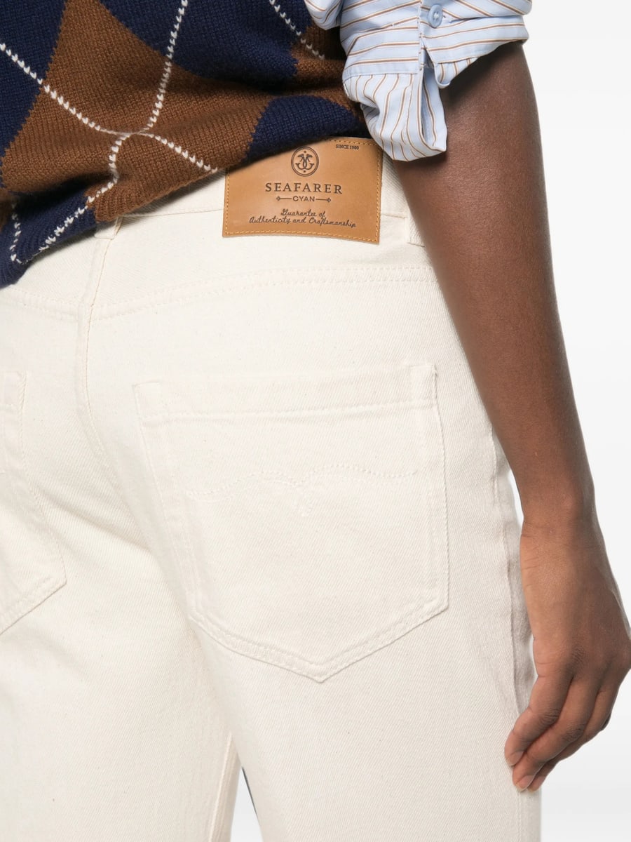 Seafarer Seafarer Logo-patch Wide-leg Jeans, view 3