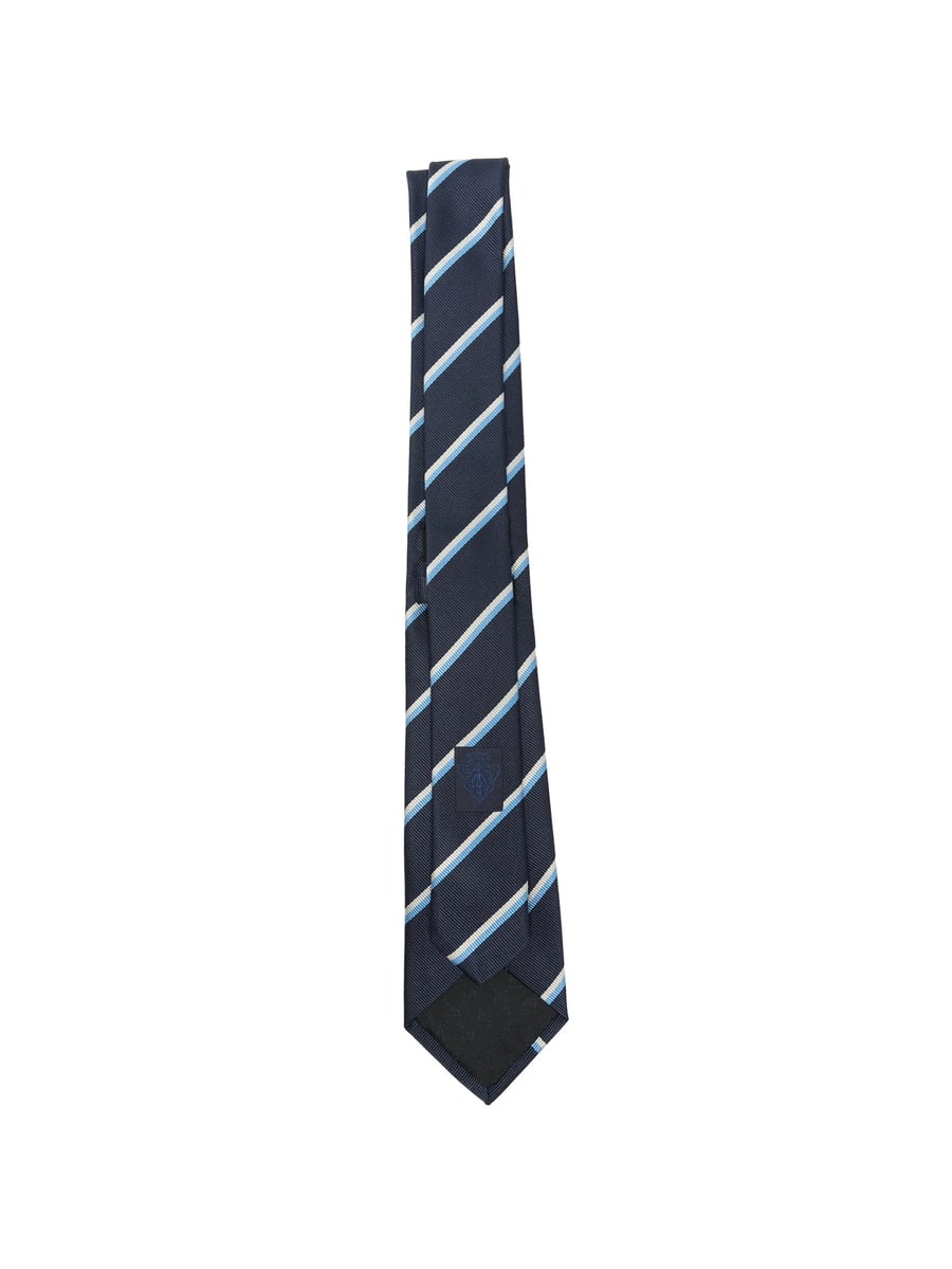 Gucci Gucci Double G Striped Tie, view 3