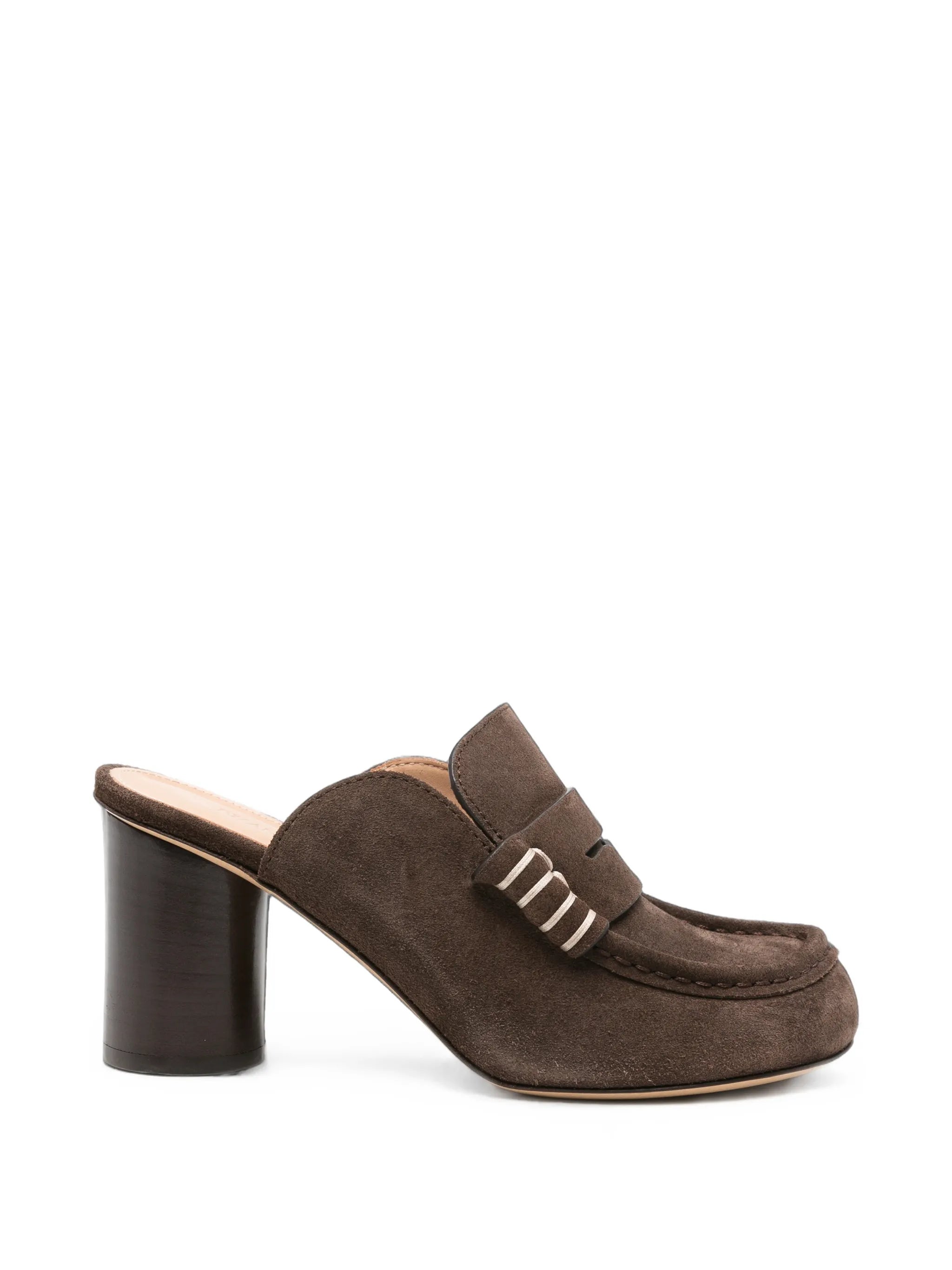JW Anderson Jw Anderson Suede Block-heel Loafers