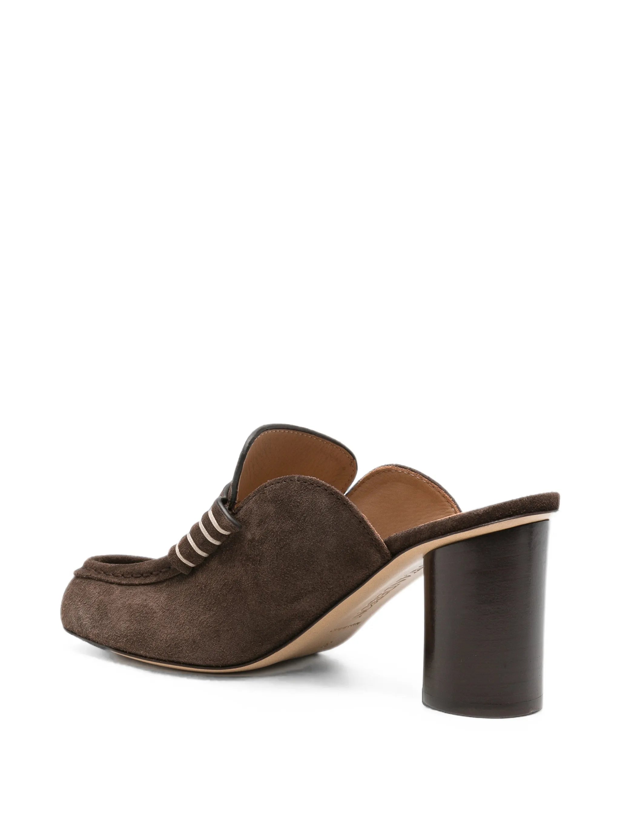 JW Anderson Jw Anderson Suede Block-heel Loafers, view 2