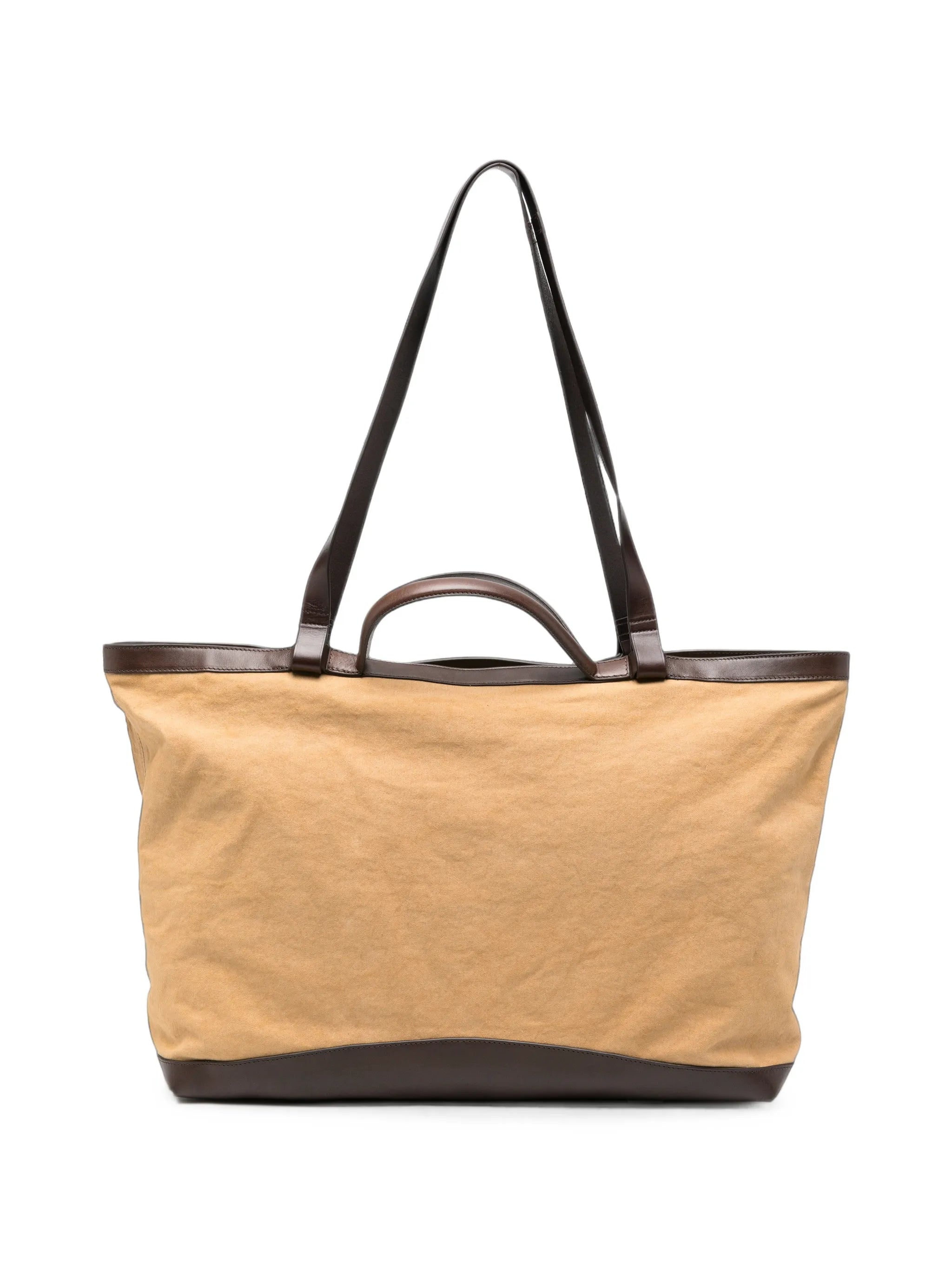 Dries Van Noten Dries Van Noten Leather-trimmed Tote Bag
