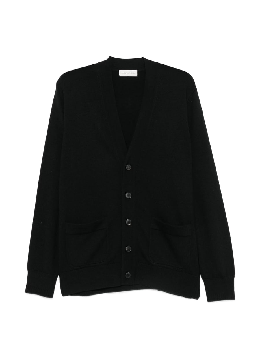 Dries Van Noten Dries Van Noten V-neck Patch-pocket Cardigan