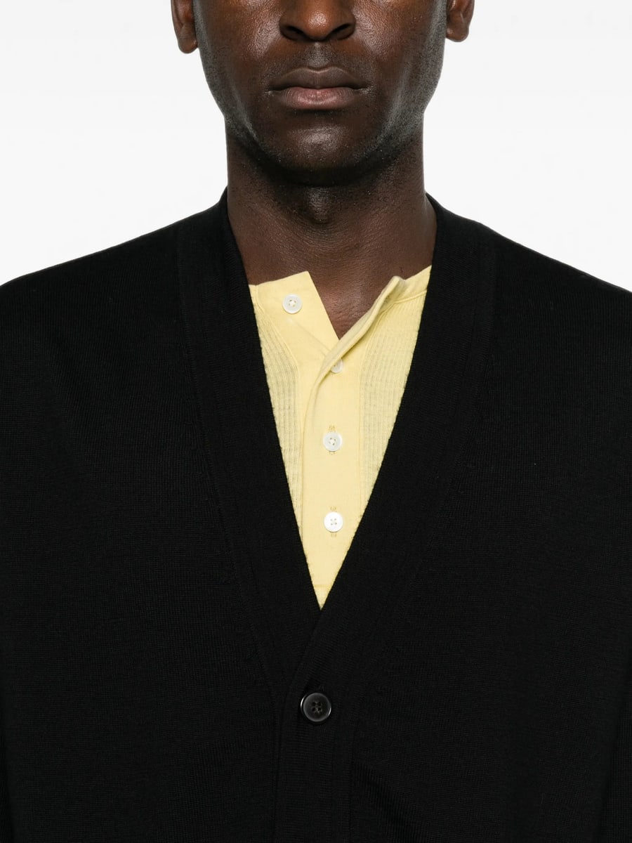 Dries Van Noten Dries Van Noten V-neck Patch-pocket Cardigan, view 3