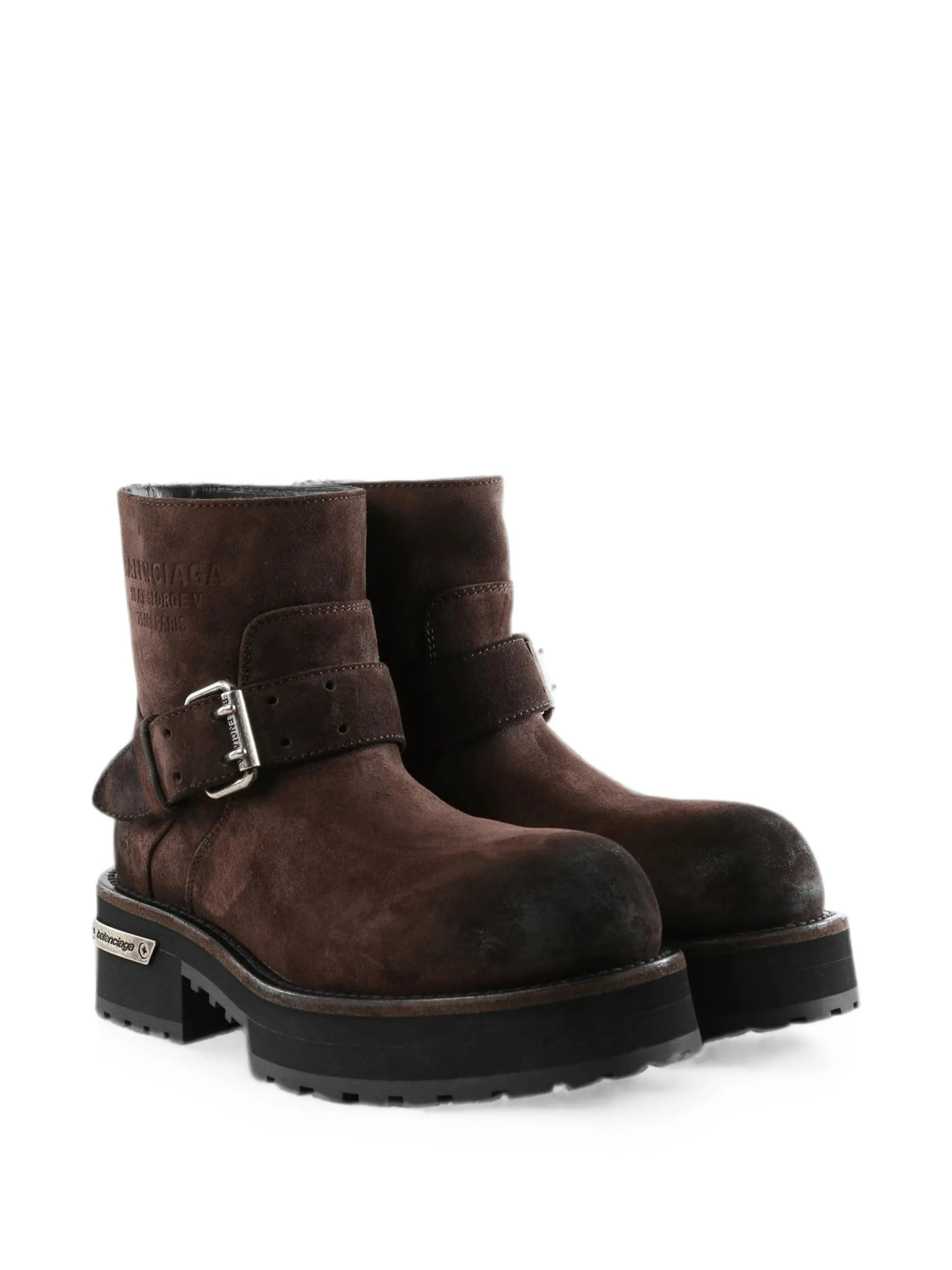 Balenciaga Balenciaga Venom Mini Bootie In Light Espresso, view 2