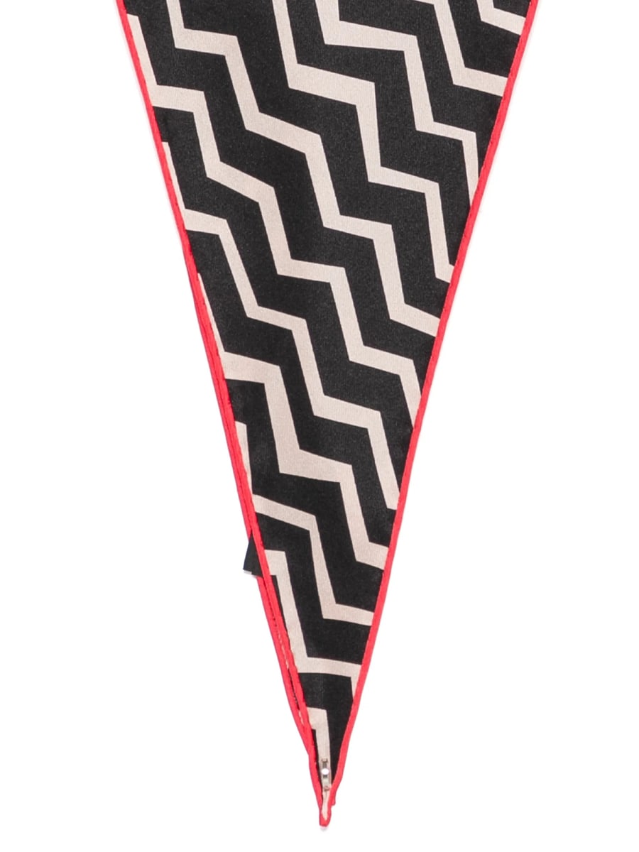 Missoni Missoni Zigzag-print Triangle Scarf, view 3