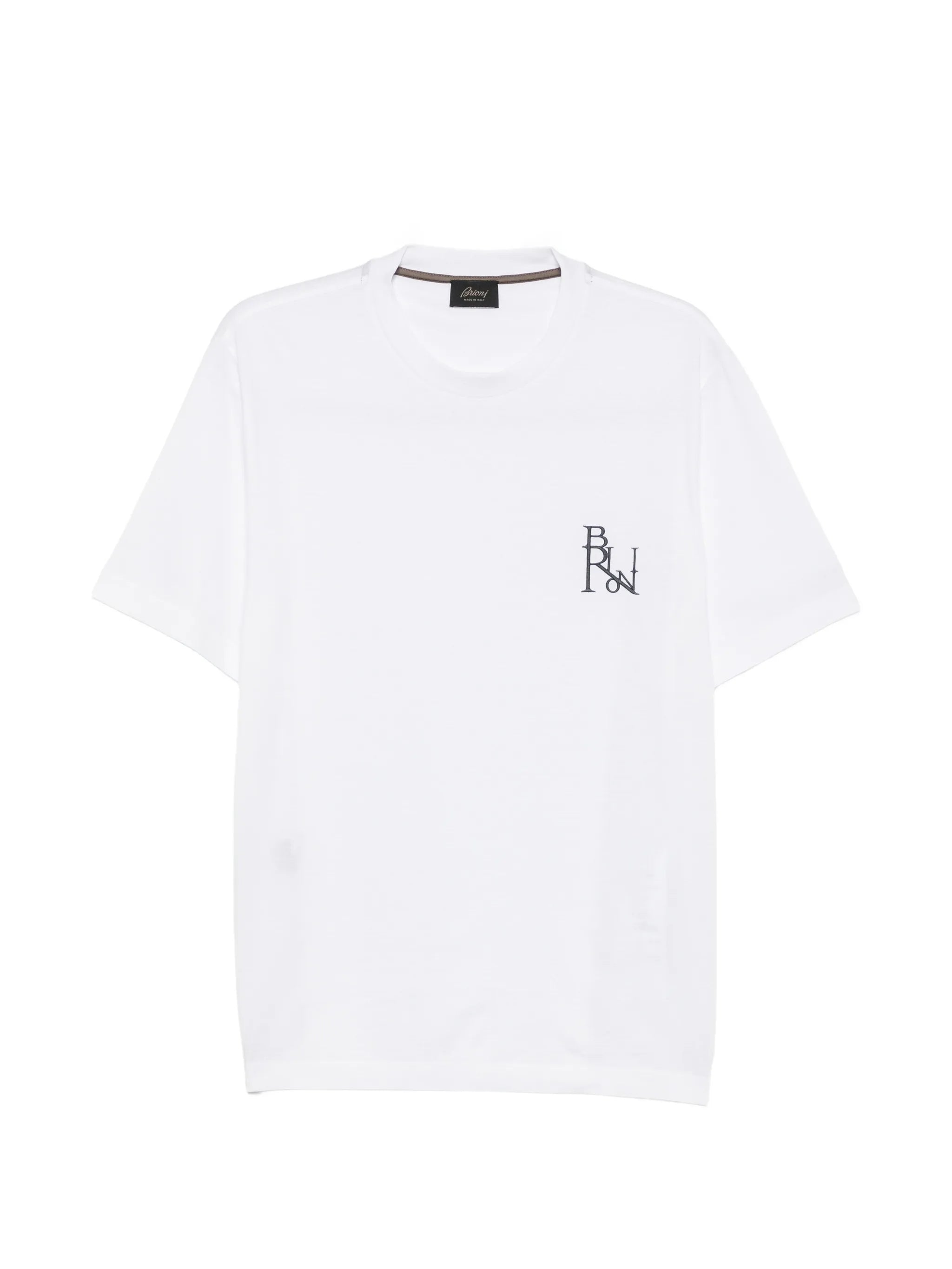 Brioni Brioni Logo-embroidered T-shirt