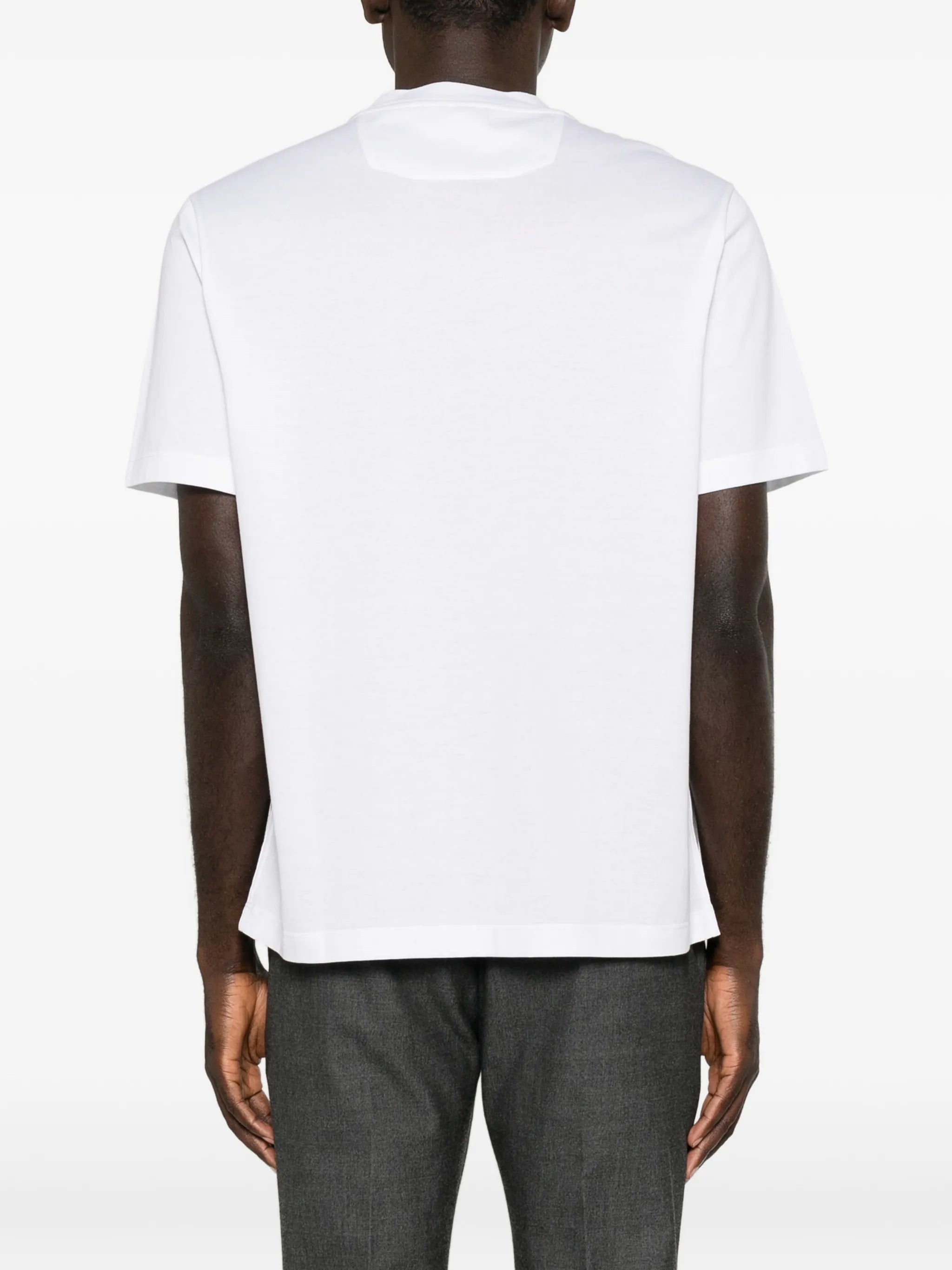 Brioni Brioni Logo-embroidered T-shirt, view 2