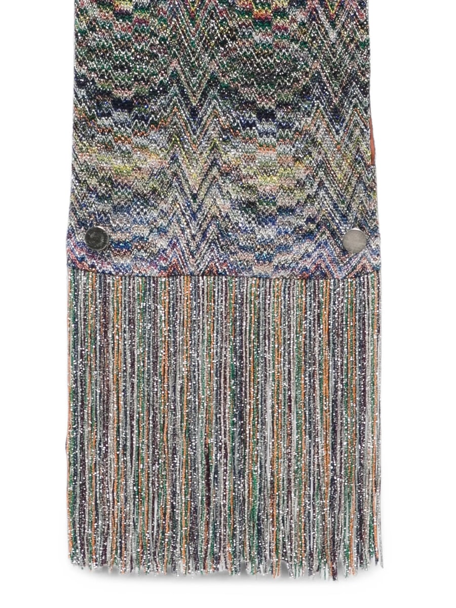 Missoni Missoni Zigzag Fringed Scarf, view 3
