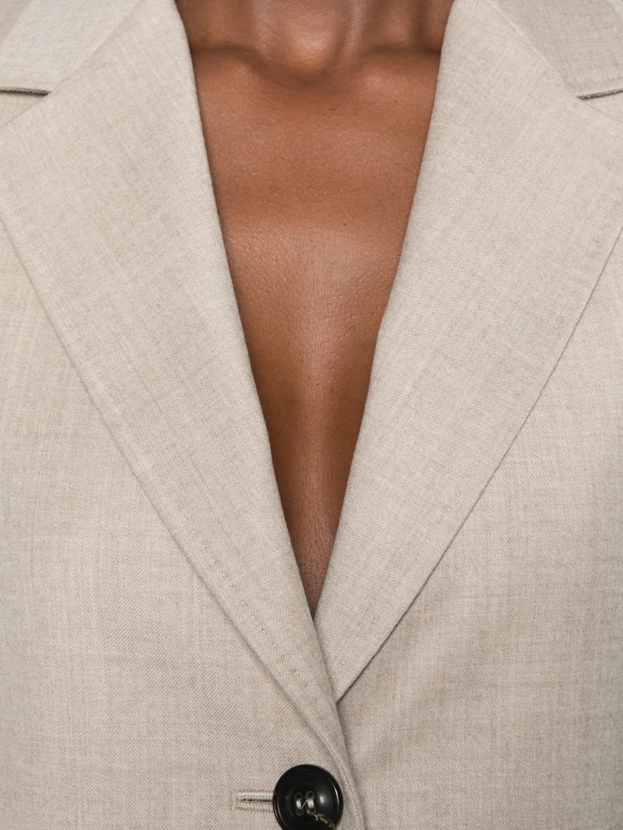 Max Mara Studio Max Mara Studio Single-breasted Notched-lapel Blazer, view 3