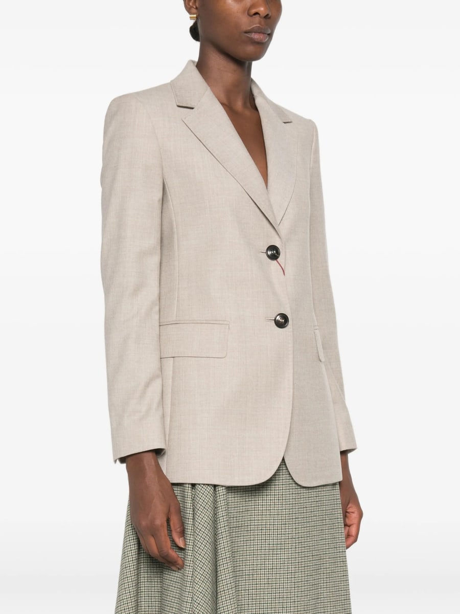 Max Mara Studio Max Mara Studio Single-breasted Notched-lapel Blazer, view 4