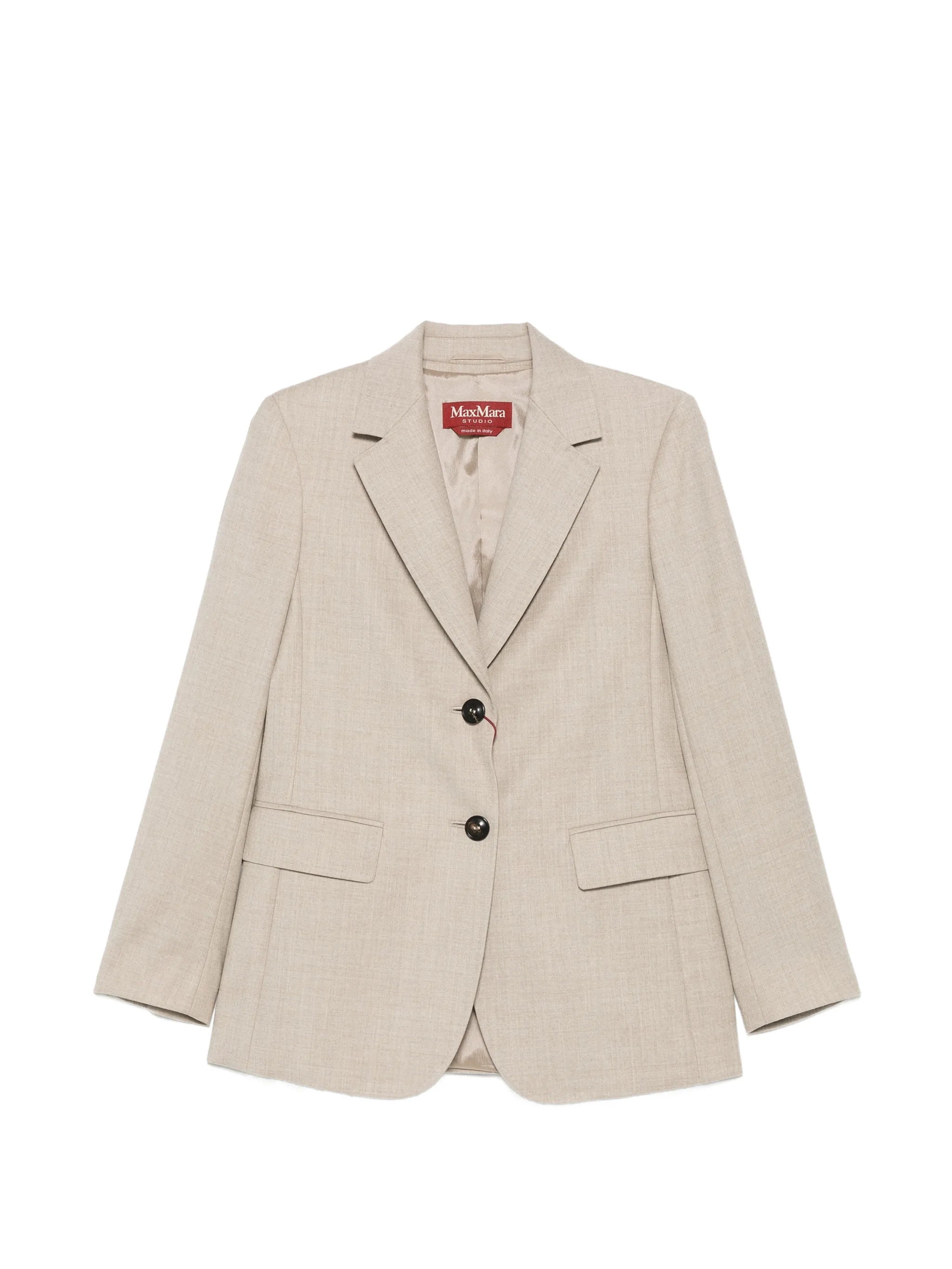 Max Mara Studio Max Mara Studio Single-breasted Notched-lapel Blazer