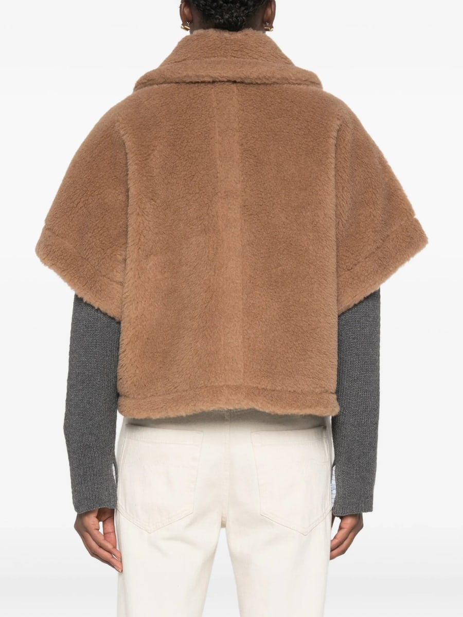 Max Mara Max Mara Teddy Bear Cape Jacket, view 2