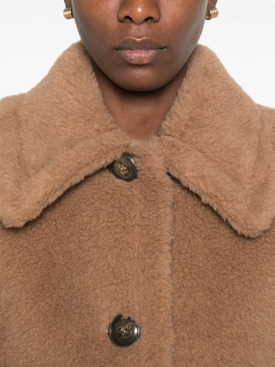 Max Mara Max Mara Teddy Bear Cape Jacket, view 4