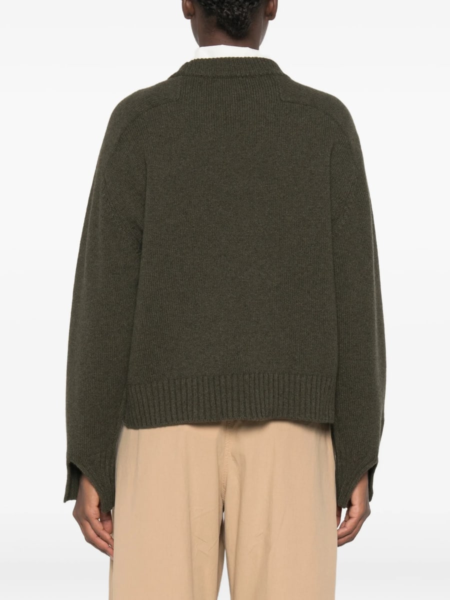 Soeur Soeur Will Ribbed-trim Thumb-slot Sweater, view 4