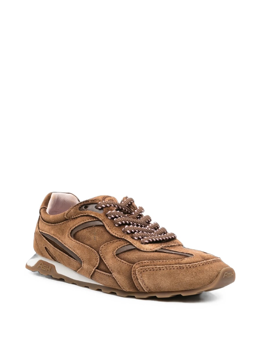 Ash Ash Suede Panelled Sneakers, view 2