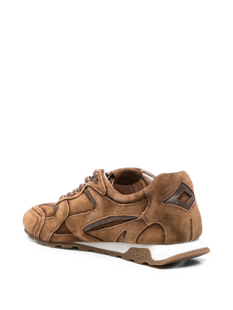 Ash Ash Suede Panelled Sneakers, view 3