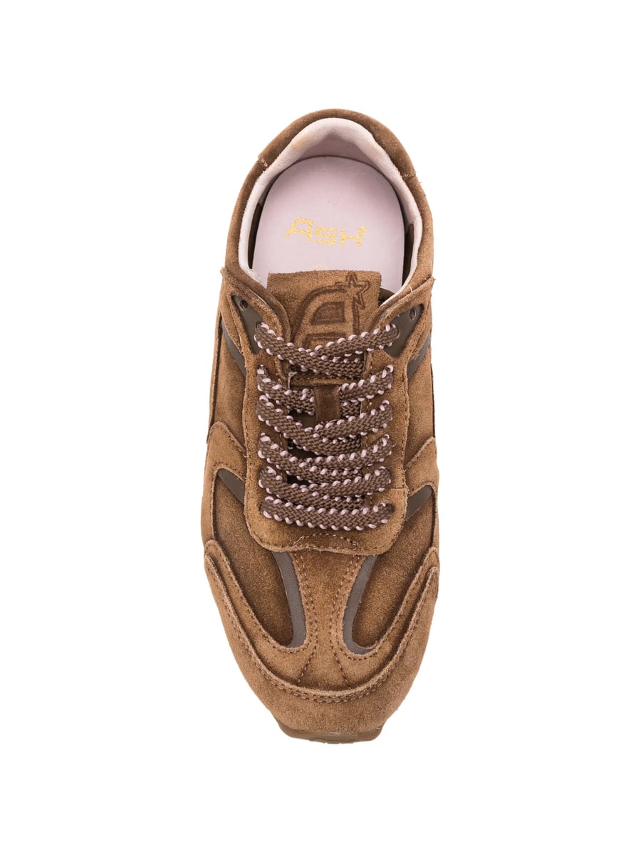 Ash Ash Suede Panelled Sneakers, view 4