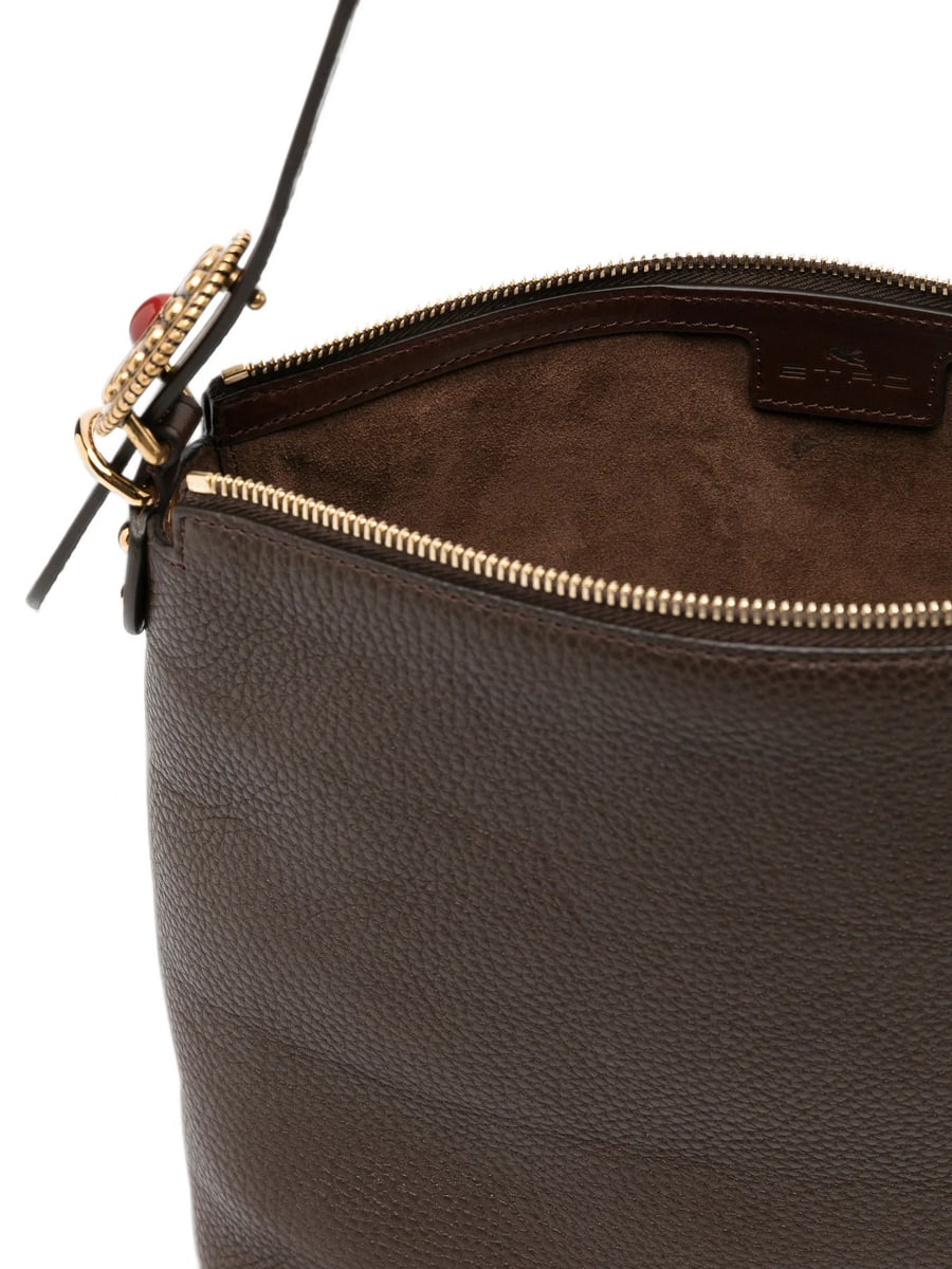 Etro Etro Pebbled Leather Shoulder Bag, view 4