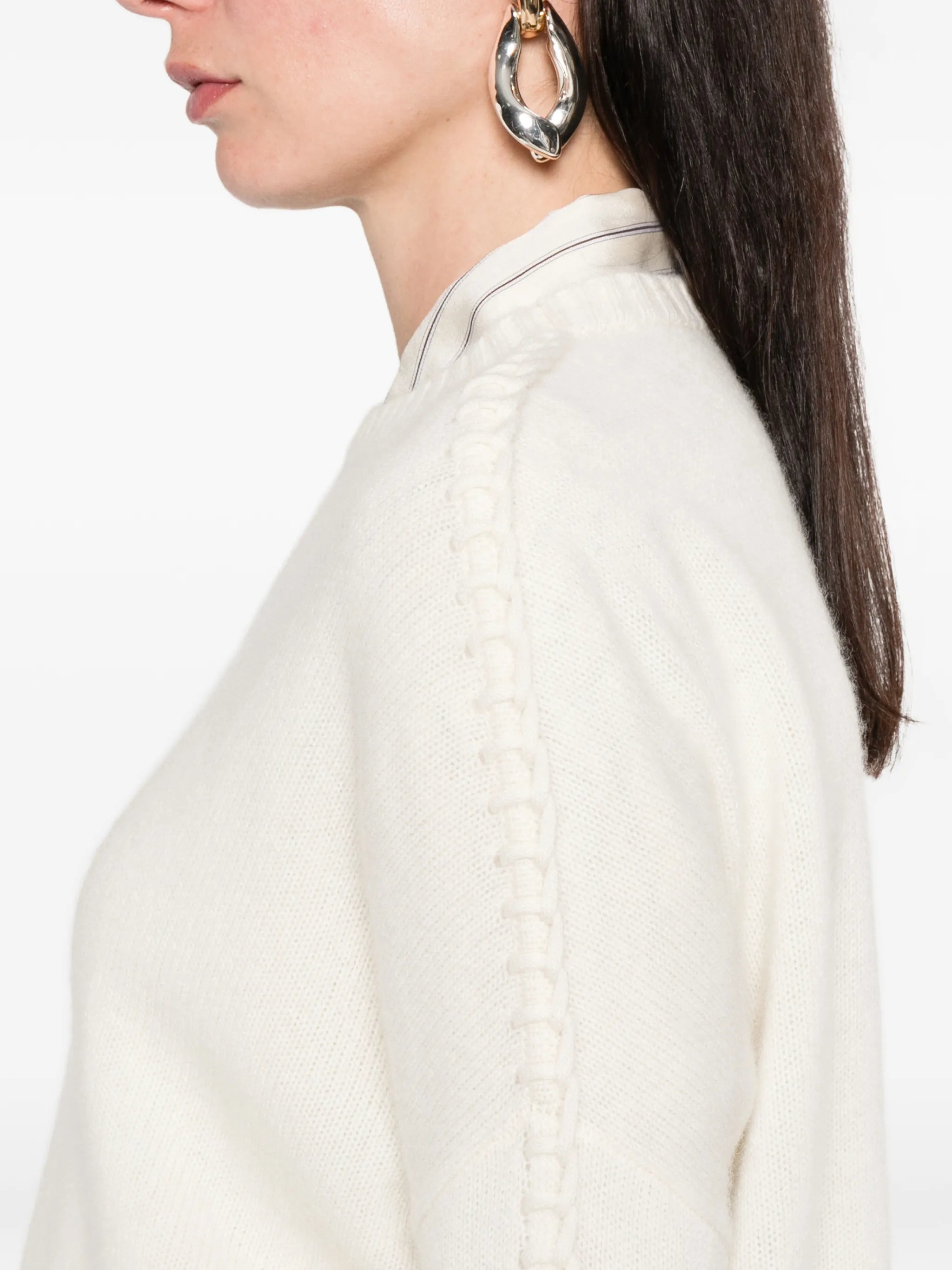 Kujten Kujten Whipstitch-detailed Sweater, view 2