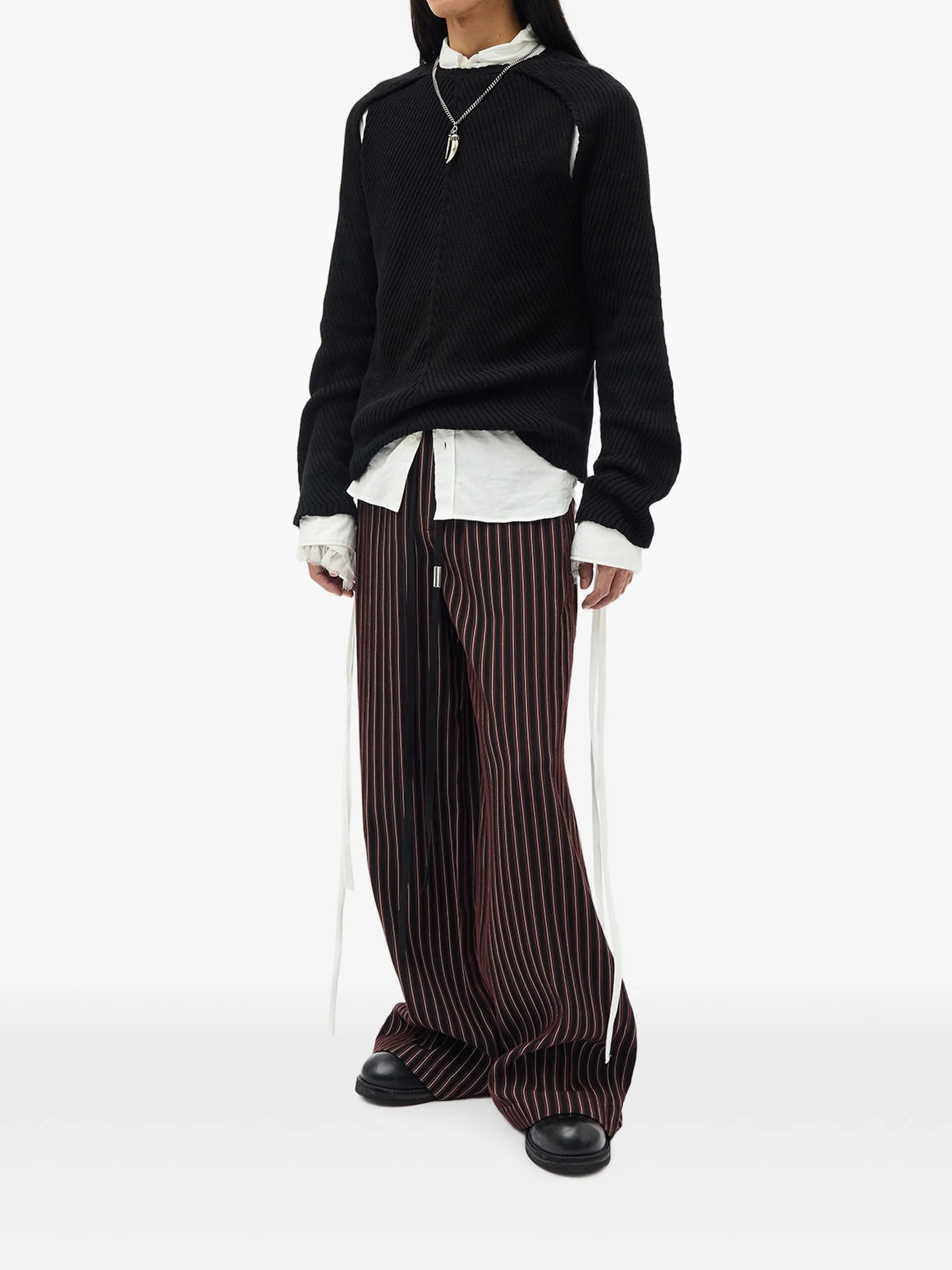 Ann Demeulemeester Ann Demeulemeester Ribbed-knit Sweater, view 2