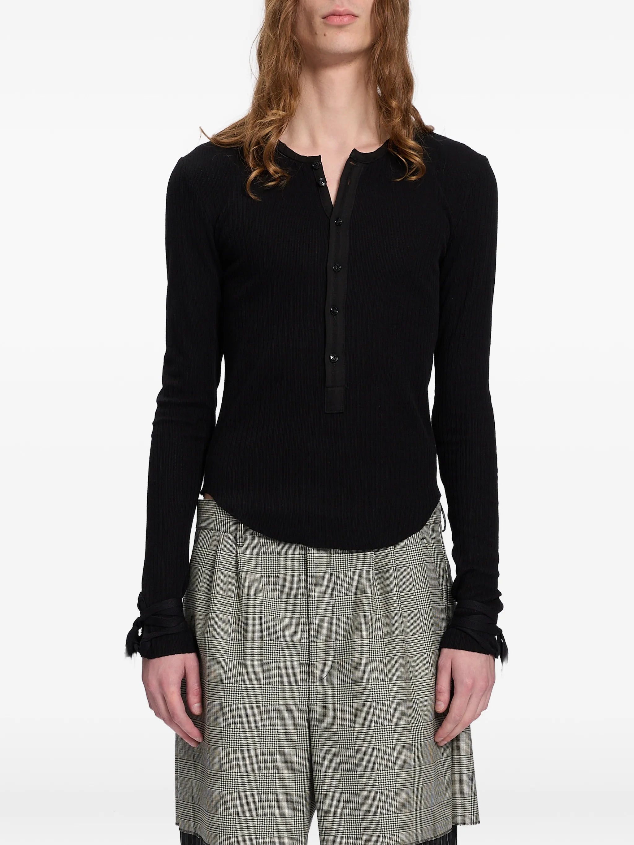 Ann Demeulemeester Ann Demeulemeester Pointelle-knit T-shirt
