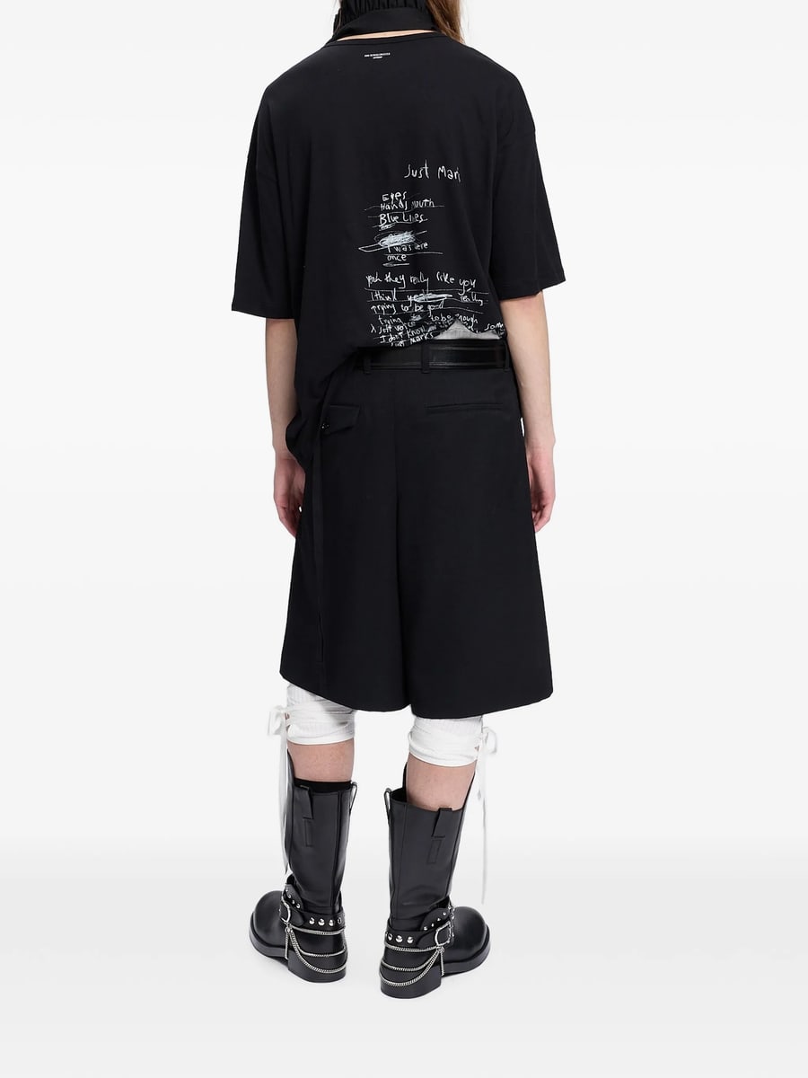 Ann Demeulemeester Ann Demeulemeester Slogan-print Cotton T-shirt, view 2