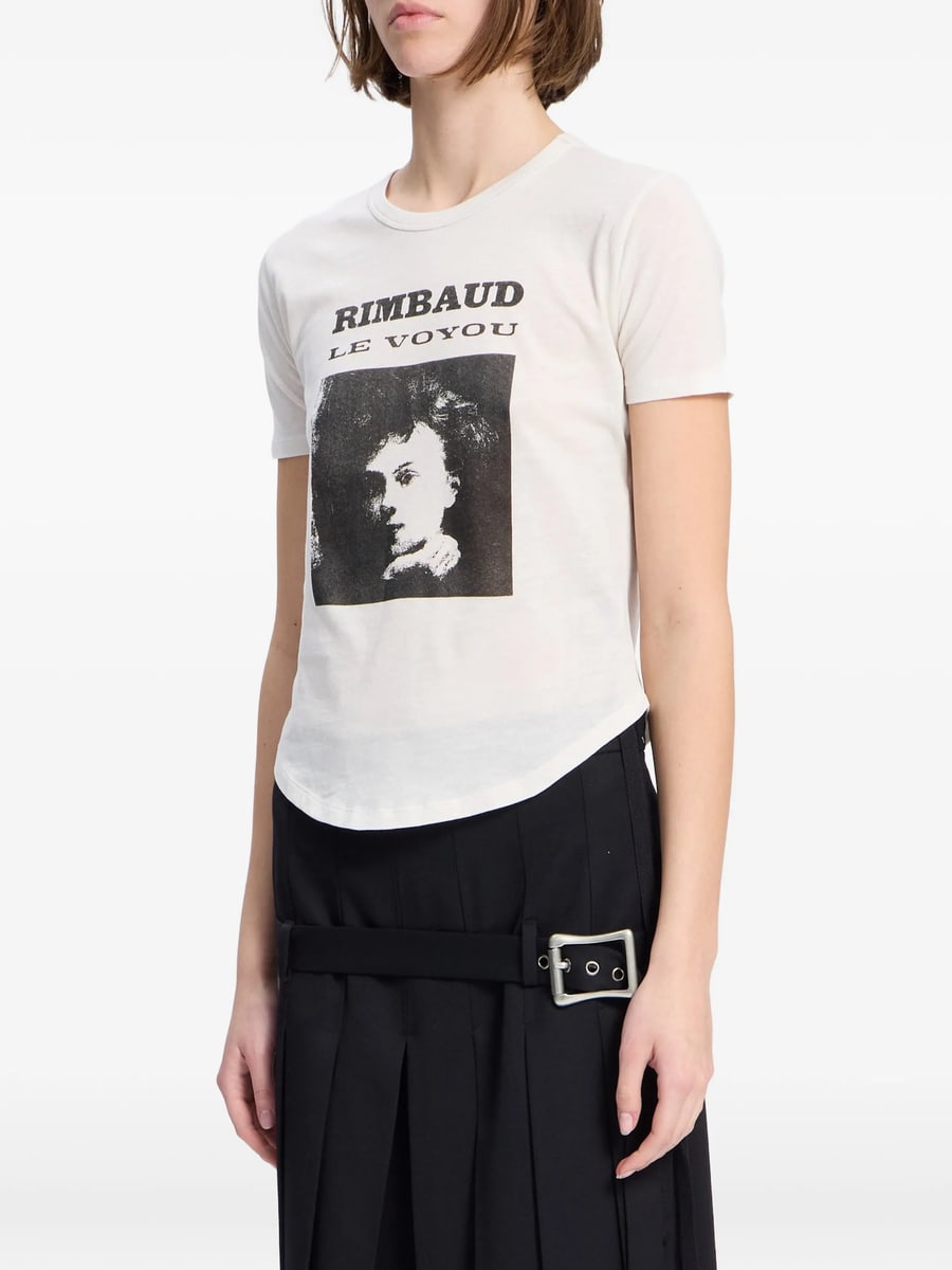 Ann Demeulemeester Ann Demeulemeester Le Voyou Graphic-print T-shirt, view 4