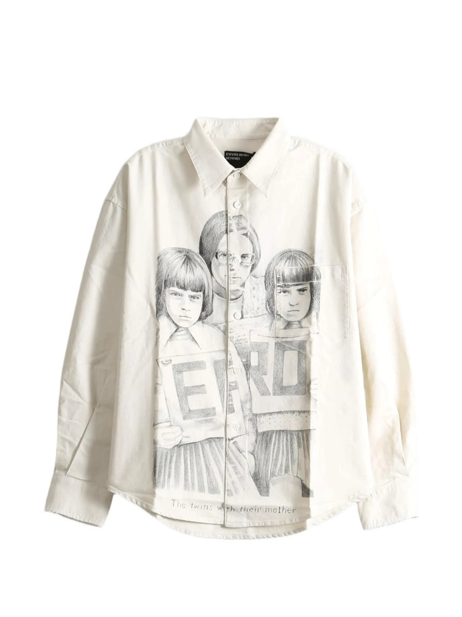 Enfants Riches Déprimés Enfants Riches Déprimés Everyday Graphic-print Button-down Shirt