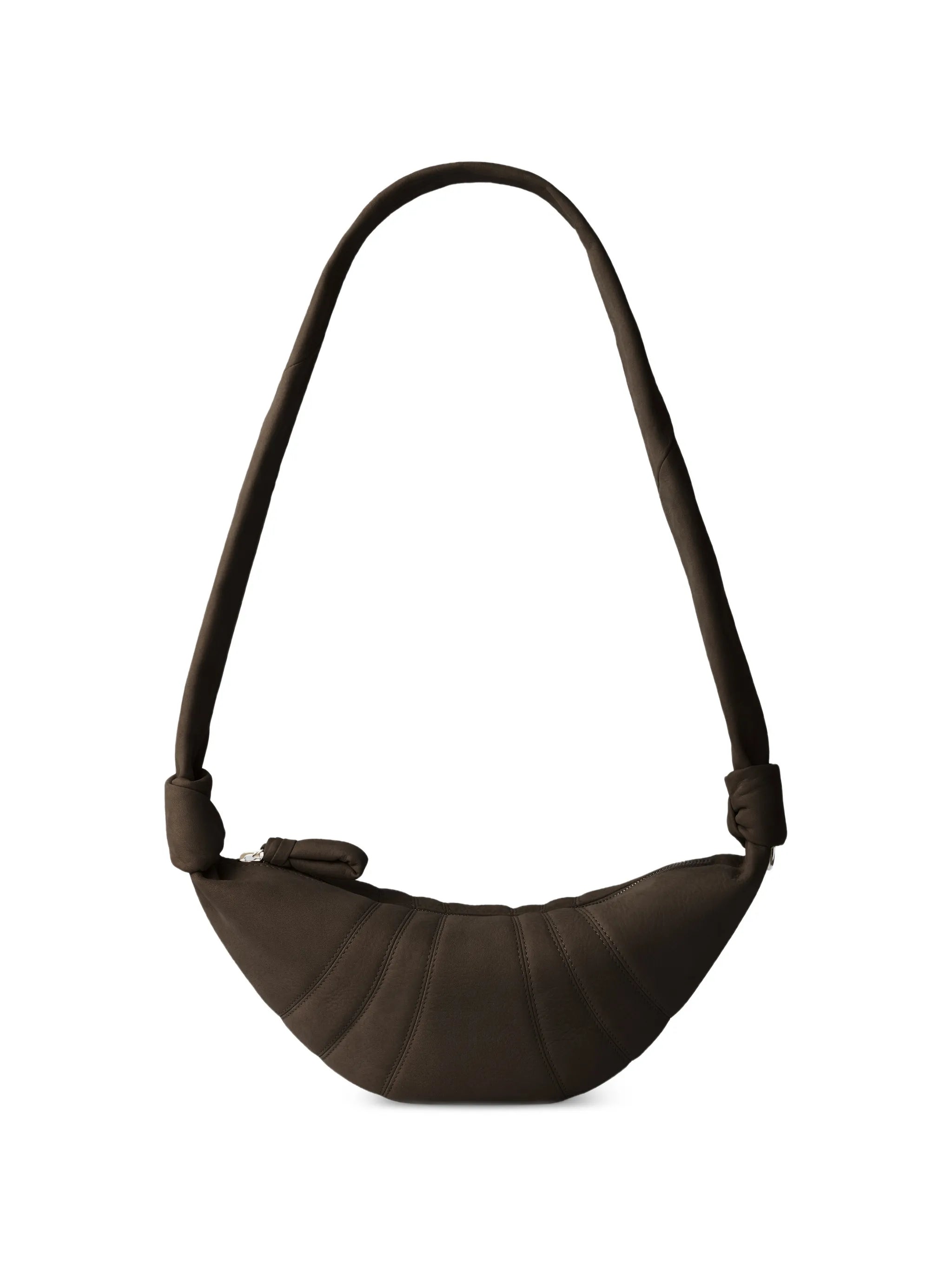 Lemaire Lemaire Small Croissant Bag In Alpaca Nubuck