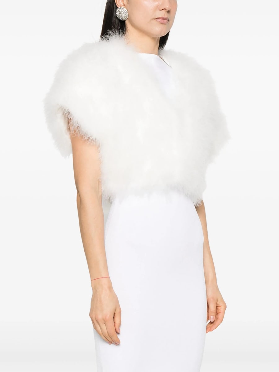 Yves Salomon Yves Salomon Feather Jacket, view 4
