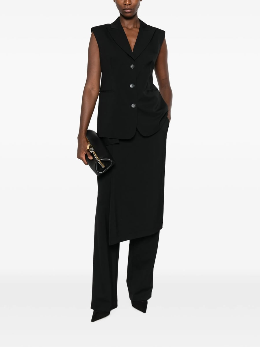 Le Sully Studio Le Sully Studio Sleeveless Single-breasted Gilet, view 3