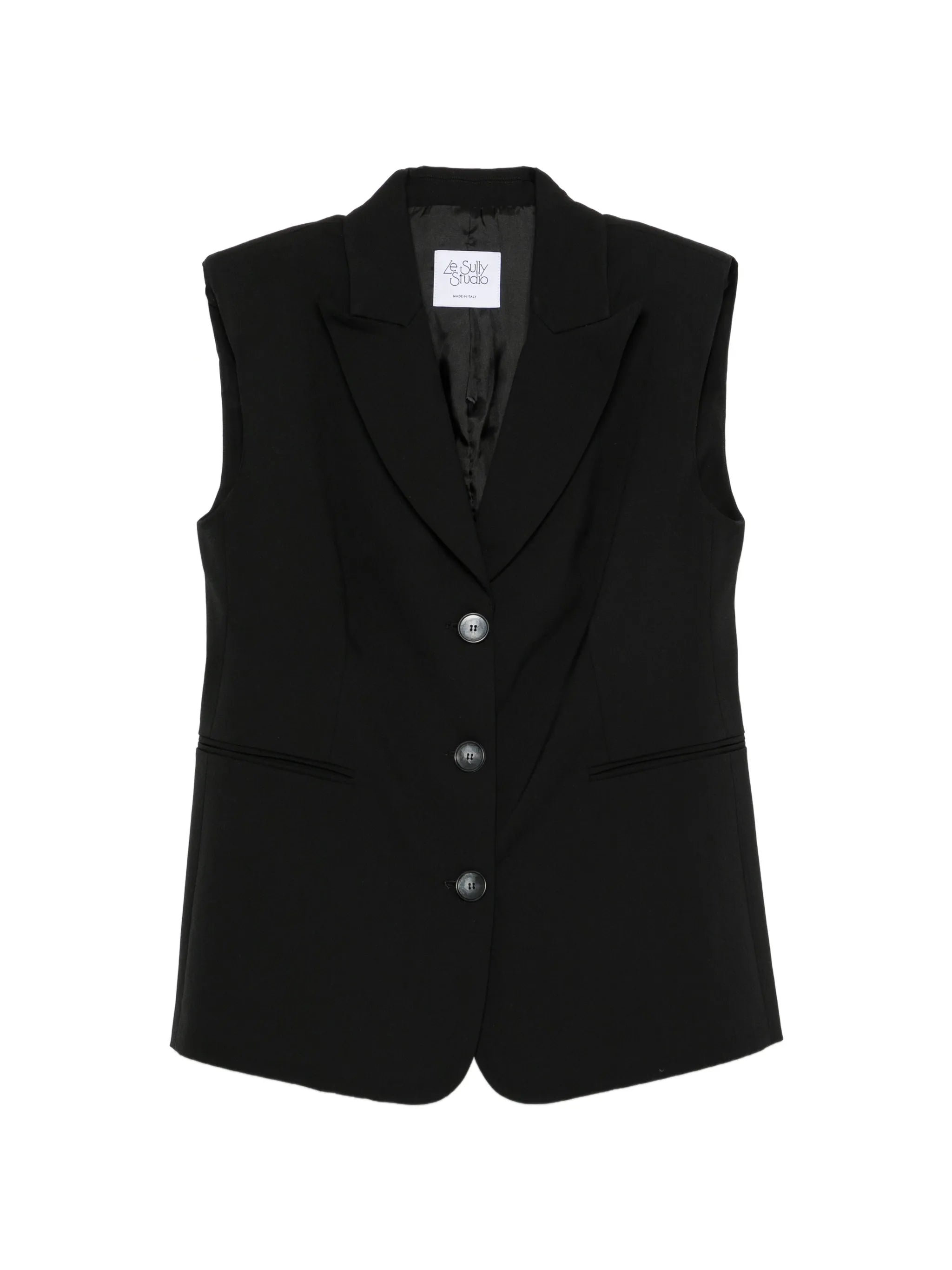 Le Sully Studio Le Sully Studio Sleeveless Single-breasted Gilet