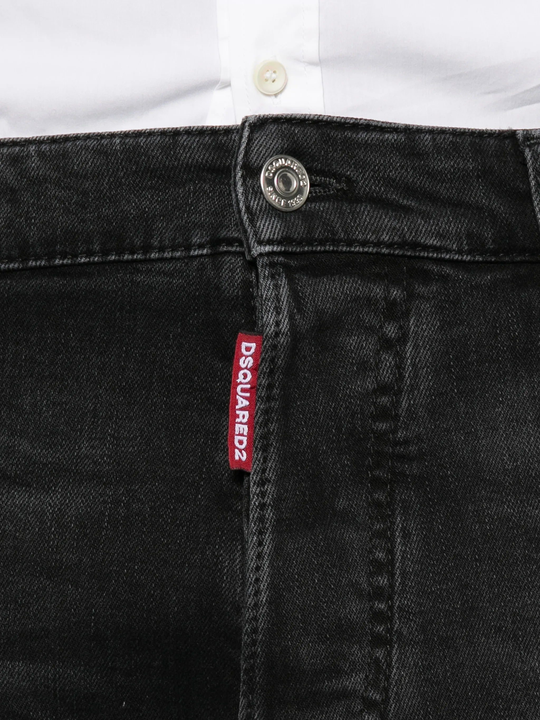 Dsquared2 Dsquared2 Distressed-finish Faded-effect Jeans, view 2
