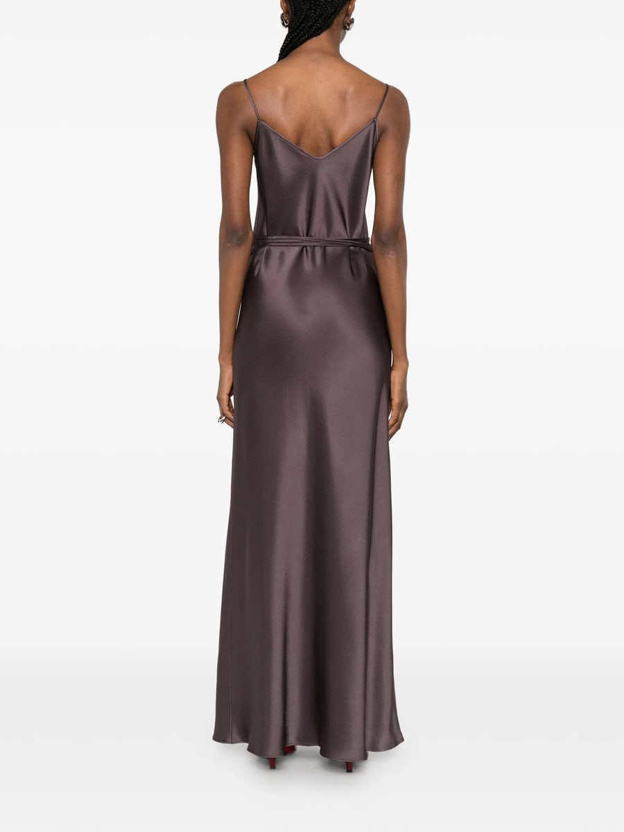 Antonelli Antonelli V-neck Slip Maxi Dress, view 2