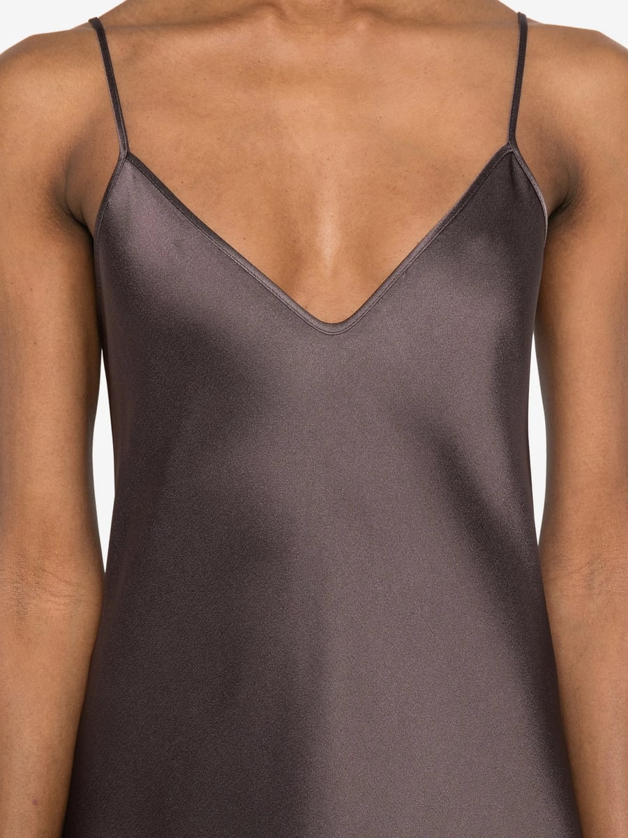 Antonelli Antonelli V-neck Slip Maxi Dress, view 6