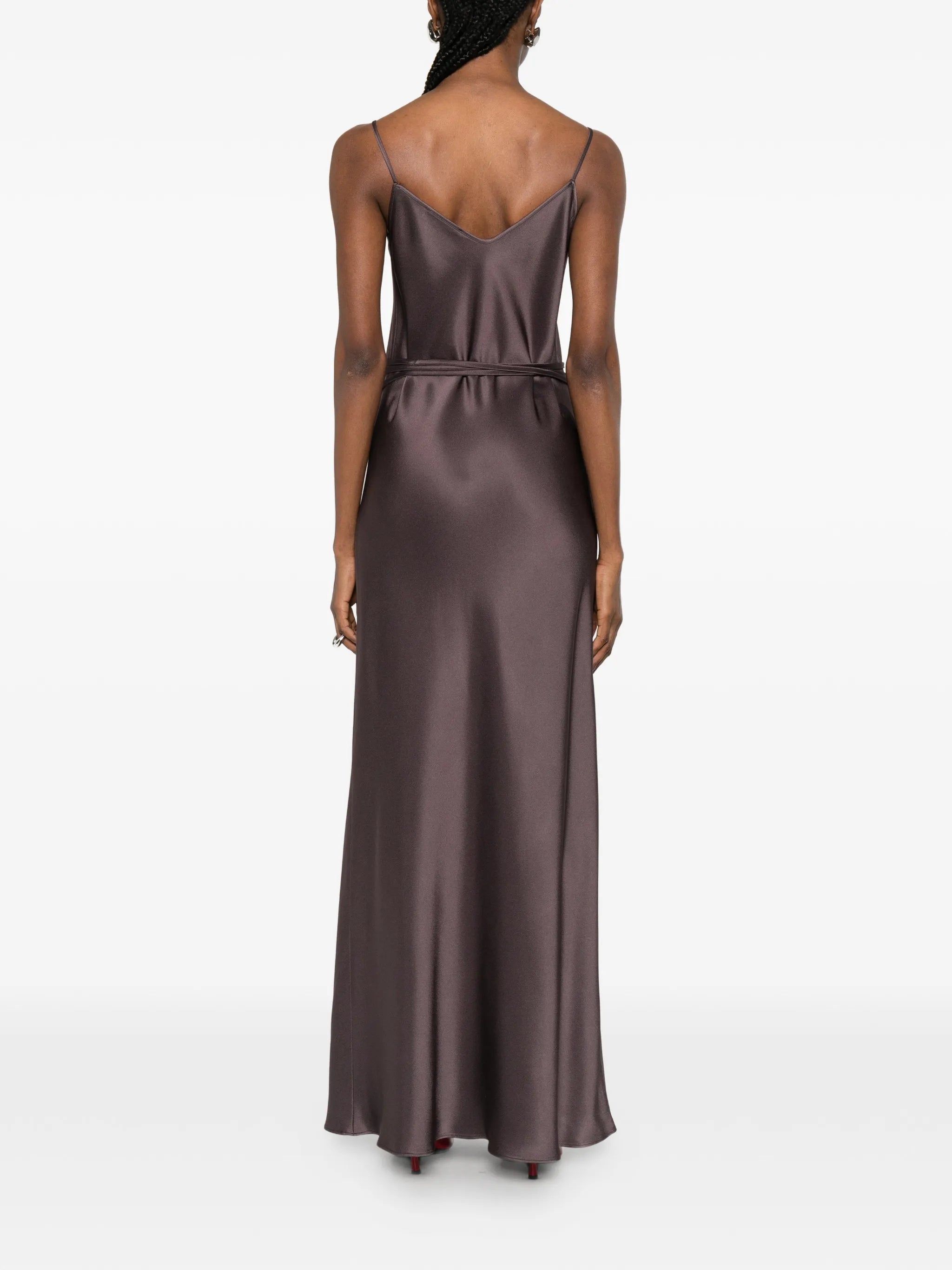 Antonelli Antonelli V-neck Slip Maxi Dress, view 2